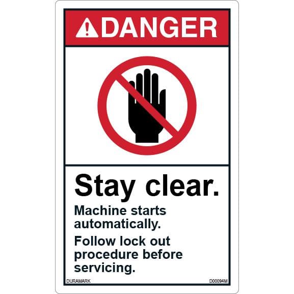 Safety label for chemical handling